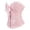 Pink, variant on Women's Shapewear Bodysuit Sexy Lace Corset Top Push Up Bustier Waist Trainer For And Lifting