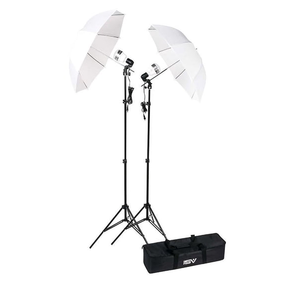 Smith-Victor 2-Light Umbrella Kit