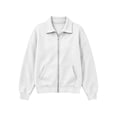 thumbnail image 5 of PRINxy Women's Soft Waffle Knit Long Sleeve Notch Lapel Full Zip Jacket Coat with Large Pockets for Fall Winter Casual White L, 5 of 6
