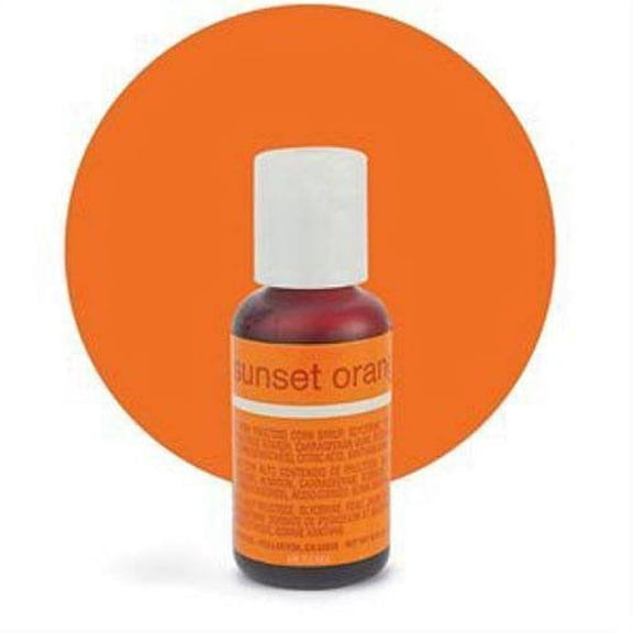 Chefmaster Liqua-Gel Sunset Orange .70 oz CM5124