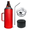 thumbnail image 1 of Porta Caguama Master Holder Rojo 1.2 Lts Portacaguamon 40oz Premium Master Holder Rojo con Accesorios, 1 of 5