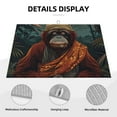 thumbnail image 3 of Balery Banana Leaf Meditating Gorilla Alfombrilla de Secado para Cocina, 18x24 Pulgadas, Súper Absorbente para Platos y Encimeras, 3 of 7