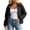 Black, variant on Tqcoqu Women's Zip Up Hoodie Jacket,Long Sleeve Lightweight Sun Protection Casual Coat with Pocket,Army Green Women's XS-XXXL