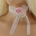 thumbnail image 2 of Collar choker delicado Unique Bargains 1 Pc, pulsera envolvente rosa, verde, 2 of 6