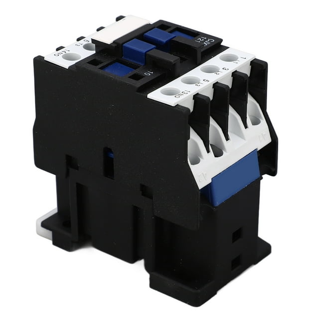 AC Contactor, Silver Contact 3 Pole Flame Retardant AC36V 12A High Sensitivity Contactor Switch Normally Open For Industrial Equipment