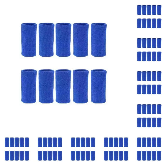 Greeniant 10 unids/set manga de nudillos portátil mano izquierda derecha nudillos elásticos Brace Protector guantes de protección equipo Azul 10Conjunto