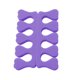 thumbnail image 1 of Worallymy 1 par de separadores de dedos de los pies separador de espuma para decoración de uñas herramienta divisora de esponja para manicura suministros de salón de pulido de uñas morado Worallymy JD735811658, 1 of 7