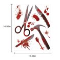 thumbnail image 2 of Halloween Window Sticker DIY Skeleton Handprint Window Cling Wall Sticker, 2 of 10