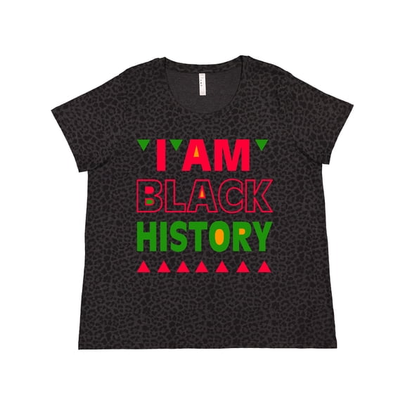 Inktastic I Am Black History Women's Plus Size T-Shirt