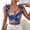 sapphire blue, variant on Women’s Ditsy Floral V-Neck Fishbone Crop Corset Cami with Built-In Underwire Padded Bra – All-In-One Shaping Layering & Going-Out Must-Have