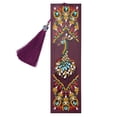 thumbnail image 1 of 5D Special Shaped Diamond Leather Book Marker with Tassel DIY Embroidery Crafts, 1 of 8