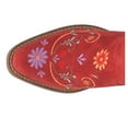 thumbnail image 4 of Dingo Womens Sugar Bug Embroidery Floral Round Toe Cowboy  Ankle Boots, 4 of 5