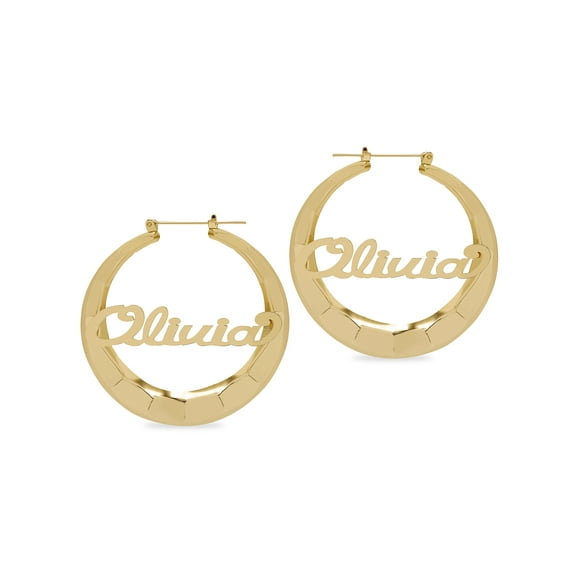 Personalized Script Name Earrings