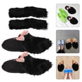 thumbnail image 4 of TABLZONE 1 Pair Black Winter Clog Liners with Plush Soft Insoles, Removable Warm Shoe Inserts for Men and Women Comfort, 4 of 7