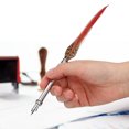 thumbnail image 3 of Feather Pen Set, Calligraphic Feather Pen, Student Gift With Cute Feather Decor Office , For Kids, Students School Type 1,Type 2,Type 3, 3 of 8