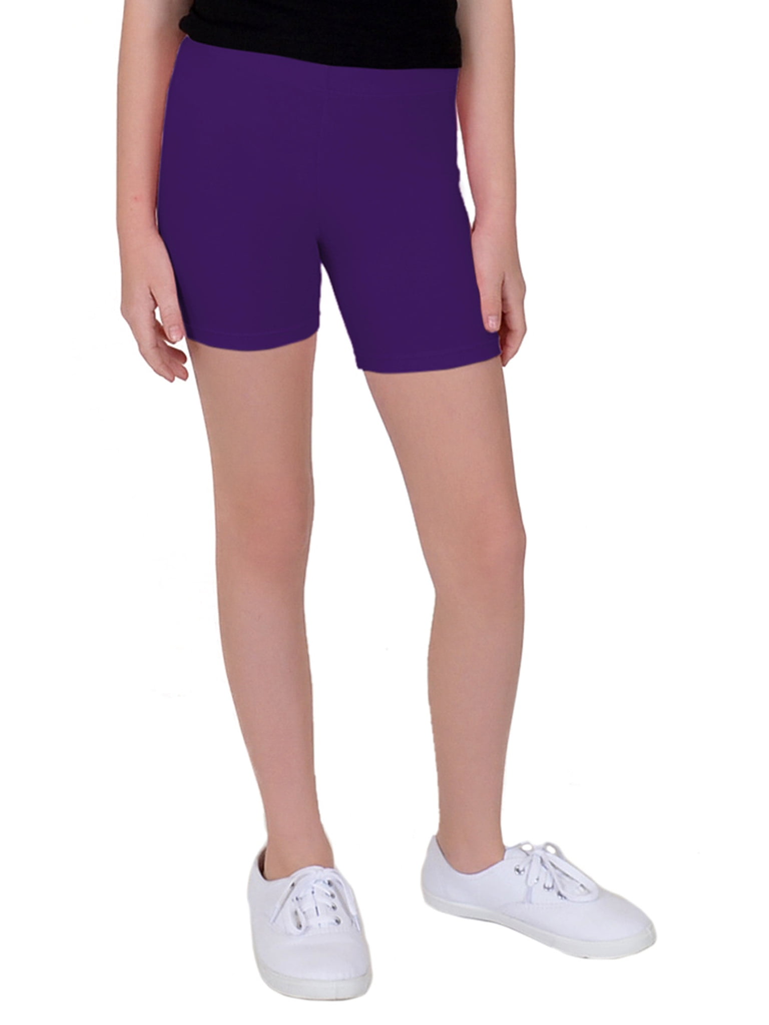biker shorts purple