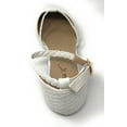 thumbnail image 2 of Victoria K Women's Basket Weave With Braid Straps Ballerina Flats, 2 of 5