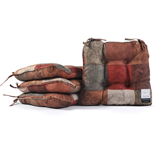 Mainstays Tuscany Chair Pad, Set of 4