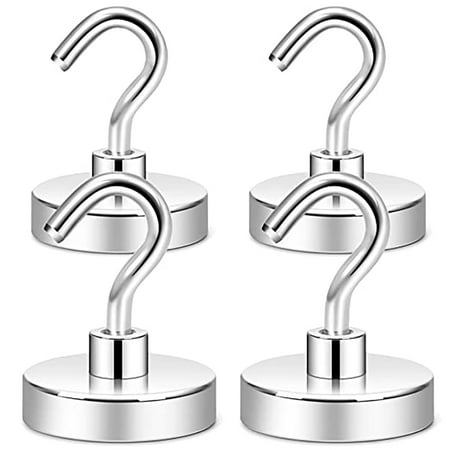 

4Pcs Hooks Metal Wall Mounted Hook Coat Keys Hat Utensils Hanger for Home Office School D25