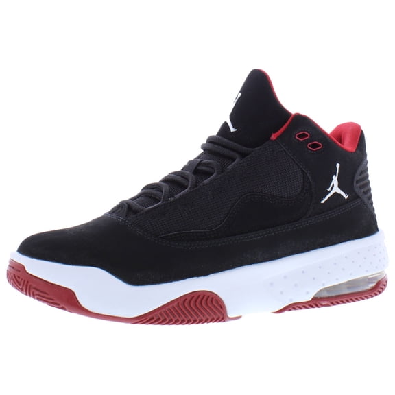 Nike Jordan Max Aura 2 GS Boys Shoes Size 6.5, Color: Black/White/Gym Red