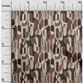 thumbnail image 2 of oneOone Polyester Spandex Brown Fabric Geometric Dress Material Fabric Print Fabric By The Yard 56 Inch Wide, 2 of 4