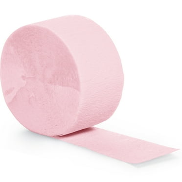 Light Pink Paper Party Streamer, 1.75" x 150', by Way To Celebrate