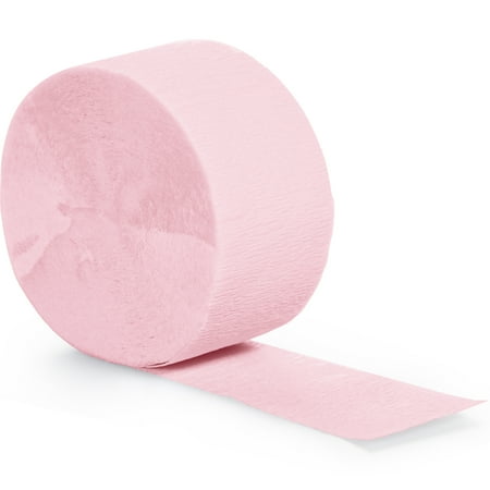 Light Pink Paper Party Streamer 150 by Way To Celebrate