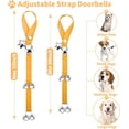 thumbnail image 4 of Dalrosia 2PCS Dog Doorbells, Pet Training Bells for Go Outside Potty Training and Communication Device Large Loud Dog Bell Cat Puppy Interactive Toys Adjustable Strap Door Bell, 4 of 4