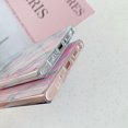 thumbnail image 2 of Estuche, prueba de caída a prueba de golpes de grado militar desde 21 pies, [protección de cuerpo completo] Estuche transparente para teléfono con diseño de flores para mujeres (mármol/rosa), 2 of 3
