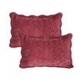 thumbnail image 4 of Home Soft Things 4 Piece Diamond Square Bedspread Quilts Set - Brick - King (102" x 90"), 4 of 5