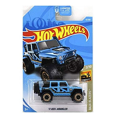 Hot Wheels 2019 Baja Blazers '17 Jeep Wrangler 13/250 Blue