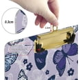 thumbnail image 4 of 12.5"x9" Purple Butterfly Clipboards, Standard A4 Letter Size Nursing Clipboard with Low Profile Metal Clip Decorative Clip Board for Office Supplies,Silver, 4 of 7