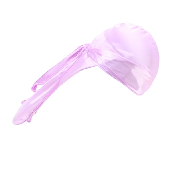 Sonducket Pañuelos negros de seda Doo para hombres, tamaño adecuado, suaves y cómodos, para rapero de Hip Hop Sombreros Rosado morado