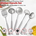 thumbnail image 2 of 6 Pcs Cooking Utensils Set Stainless Steel Kitchen Tools, 2 of 8