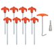 thumbnail image 1 of Camping Stakes Tent Pegs 8pcs Duty Pesado 8 Pulgadas para Tarp Tope Acampar Al Aire Libre, 1 of 9