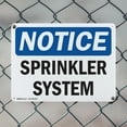 thumbnail image 5 of (2 Pack) Sprinkler System OSHA Notice Sign 14 Inch X 10 Inch Indoor / Outdoor Rust-Free Aluminum Metal Signs for Workplace, Workshop, and Construction Site, Made in the USA, 5 of 8