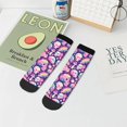 thumbnail image 7 of Pofeuu cartoon rainbow Skull Print 30cm Socks, Adult Running Hiking Socks for Youth and Adult, 7 of 7