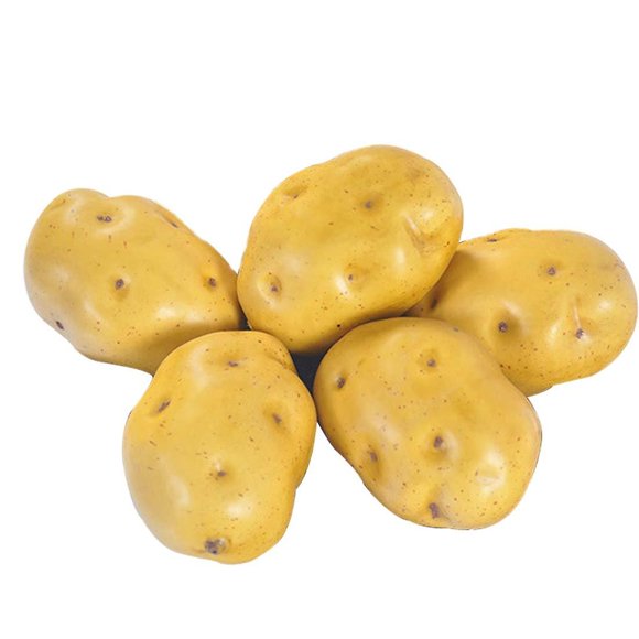 Fake Potatos Simulation Bubble Fruits & Vegetables Emotion Arrangement Scenes Props Simulation Potato X 5pcs