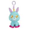 The Original Doodle Bear Clip-On Plush Toy with 1 Mini Washable Marker - Blue Bunny