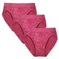 thumbnail image 2 of Fem Intimates seamless Designer Print Hi Cut Brief - 3Pk, 2 of 4