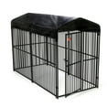 thumbnail image 2 of Lucky Dog Welded Wire Outdoor Dog Kennel with Cover, 10'L x 5'W x 6'H, 2 of 5