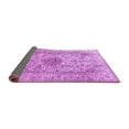 thumbnail image 2 of Ahgly Company Indoor Rectangle Medallion Purple Traditional Area Rugs, 2' x 3', 2 of 4