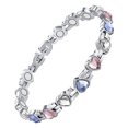 thumbnail image 1 of Heart Shaped Gaussian Magnet Bracelet Adjustable Magnetics Bracelet, 1 of 5