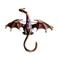 thumbnail image 2 of RuiJiao Fashion Enamel Dragon Brooch - Elegant Studded Crystal Accessory for Women, Perfect for Any Occasion, 2 of 6