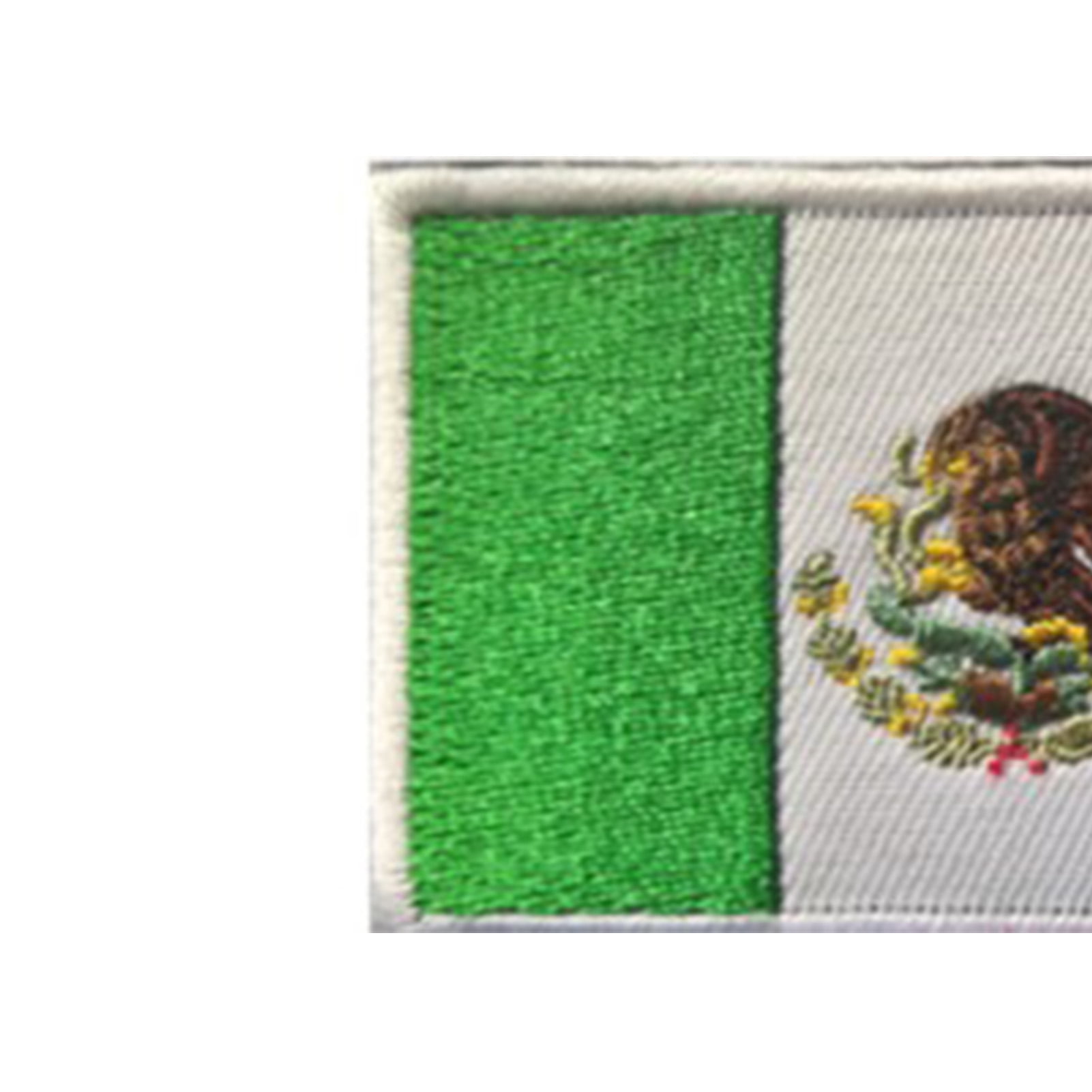 Mexico Flag Patch, Exquisite Mexico Flag Iron On Patches For Clothes 