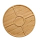 thumbnail image 3 of Bandeja De Servicio, Bandeja De Madera Decorativa Hecha A Mano Multiusos Para Bebidas De Desayuno De Mesa De Café Otomana Para El Hogar Cocina Apartamento Restaurante, 3 of 8