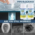 thumbnail image 2 of Sink & Drain Cleaner Powder, Heavy Duty Pipe Clog Remover for Toilet & Kitchen, Safe Non-Corrosive Foaming Agent,（2-4 Pack）, 2 of 7