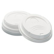 Dixie D9538 8 oz. Dome Hot Drink Lids - White (1000/Carton)