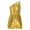 Gold, variant on Kids Girls Shiny Sequin Bodysuit One Shoulders Sleeveless Dance Jumpsuit Prom Pageant Romper Silver 8