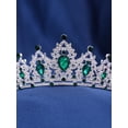 thumbnail image 3 of 1pc Simple Queen Crown Bridal Party Wedding Accessory, 3 of 4